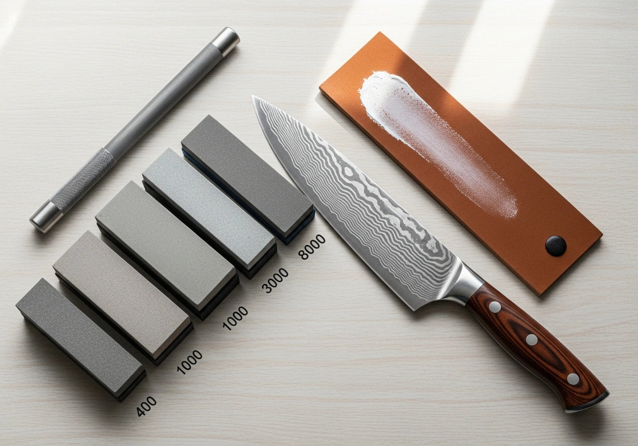 Unlocking the Edge: How to Sharpen Your Damascus Knife